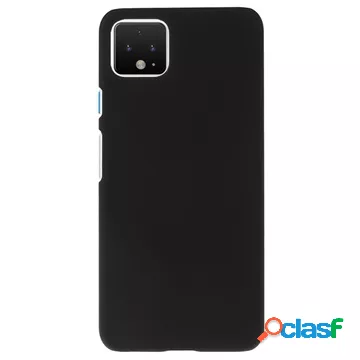 Custodia in plastica gommata per Google Pixel 4 XL - nera