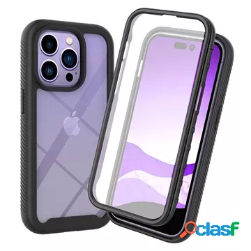 Custodia per iPhone 14 Pro serie 360 Protection - nera /