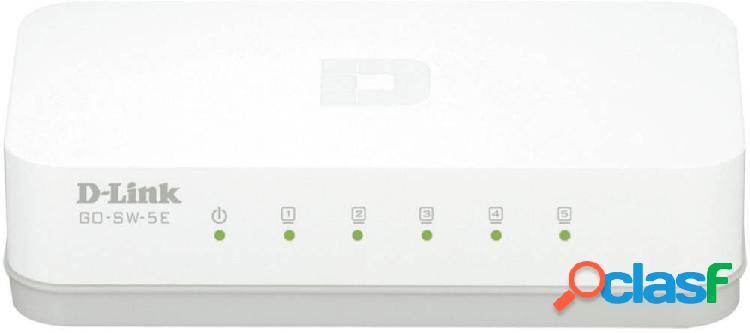 D-Link GO-SW-5E Switch di rete 5 Porte 100 MBit/s