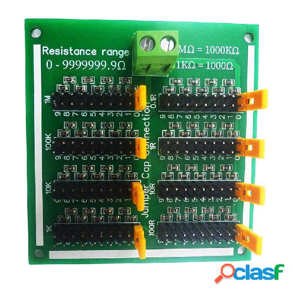 DNR1A07 0-10M 0.1R-9999999R Step 0.1R Modulo resistenza