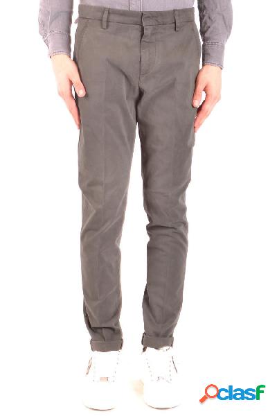 DONDUP PANTALONI UOMO UP235GS0036PTD642 COTONE VERDE