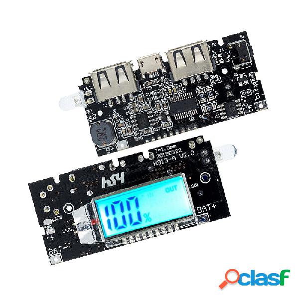 Dual USB 5V 1A 2.1A 18650 Batteria Modulo di alimentazione