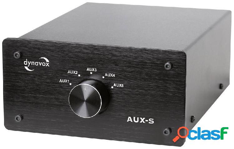 Dynavox AUX-S Switch audio RCA Nero