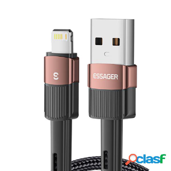 ESSAGER 2.4A USB-A a IP cavo di ricarica rapida trasmissione