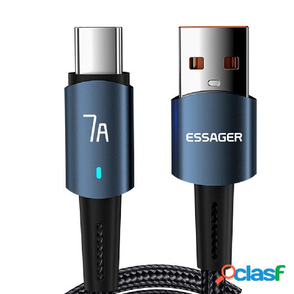 ESSAGER 7A USB-A a Tipo-C Cavo QC VOOC IQOO SCP AFC Ricarica