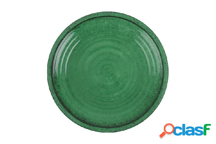 Emporio Zani Set di piatti piani Mono Verde 2 pezzi verde
