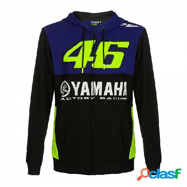 Felpa VR46 RACING Yamaha Blu Nero Giallo