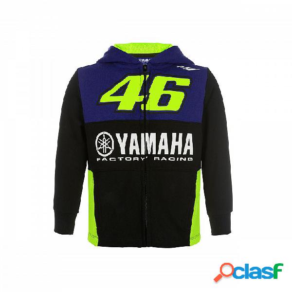 Felpa bambino VR46 Yamaha blu