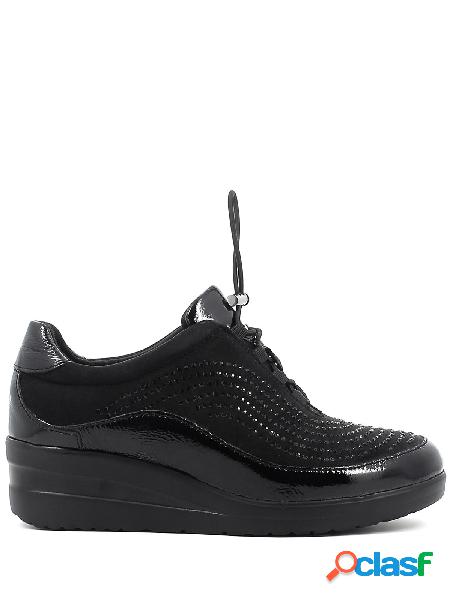 Filippo Forte Scarpe con zeppa comfort lacci elasticizzati