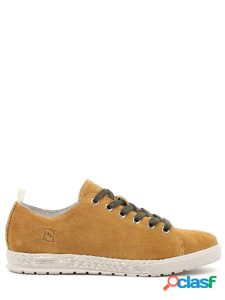 Filippo Forte Sneakers da uomo in camoscio con suola in