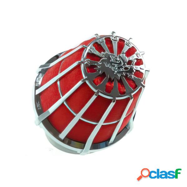 Filtro aria racing malossi e5 rosso cromo d.38mm