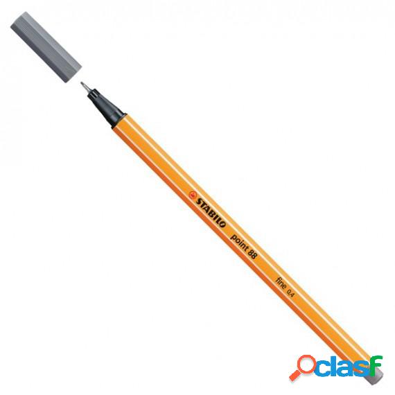 Fineliner Point 88 - tratto 0,4 mm - grigio scuro 96 -