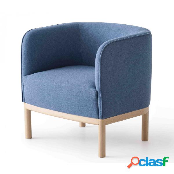 GABER - Poltroncina PLACE SW con gambe in legno.