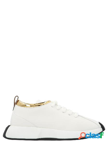 GIUSEPPE ZANOTTI DESIGN SNEAKERS DONNA RS10017 PELLE BIANCO