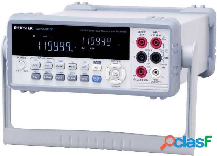 GW Instek 01DM835100GS Multimetro da tavolo digitale Display