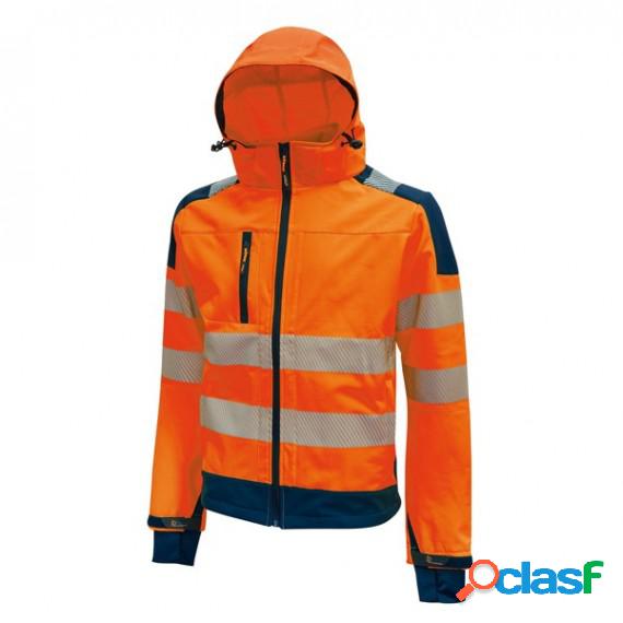 Giacca alta visibilitA Softshell Miky - taglia M - arancio