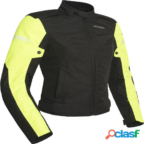 Giacca moto donna Acerbis DISCOVERY GHIBLY CE Nero Giallo