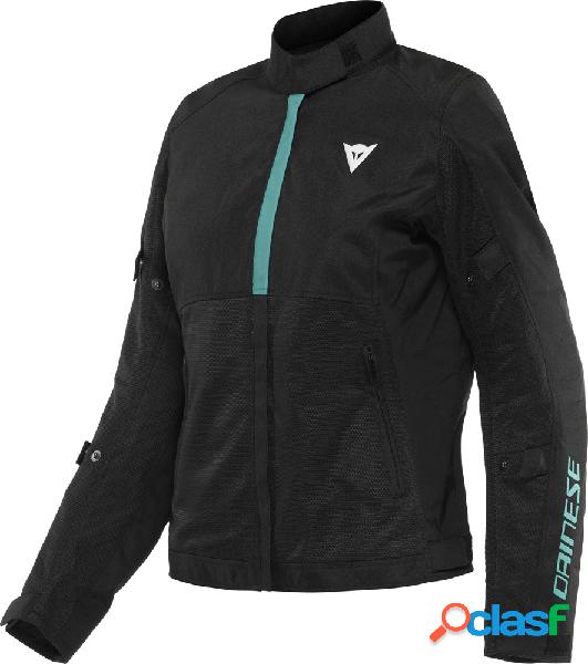 Giacca moto donna Dainese Risoluta air Nero Verde Acqua