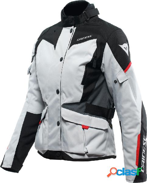 Giacca moto donna Dainese TEMPEST 3 D-DRY Grigio ghiaccio