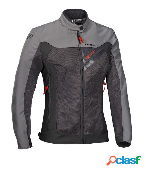 Giacca moto donna estiva Ixon ORION LADY Antracite Grigio