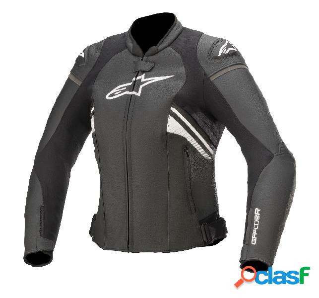 Giacca moto donna pelle Alpinestars STELLA GP PLUS R V3 Nero