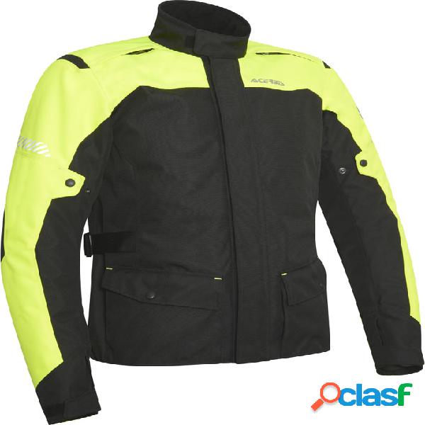 Giacca moto touring Acerbis DISCOVERY FOREST CE Nero Giallo