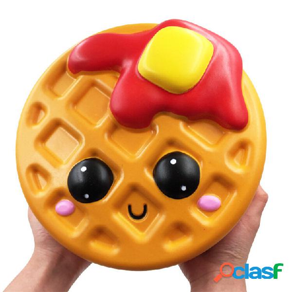 Giant Jumbo Squishy Bread Waffle Cake 24 CM Biscotti Slow