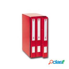 Gruppo Registratori Mec 4 Terzetto Ad Anelli Blu 23X32Cm,
