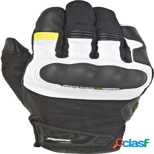 Guanti moto pelle e tessuto estivi Ixon RS GRIP 2 Nero