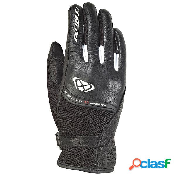 Guanti moto pelle e tessuto estivi Ixon RS SHINE 2 Nero