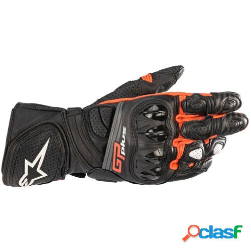 Guanti moto pelle racing Alpinestars GP PLUS R V2 Nero Rosso