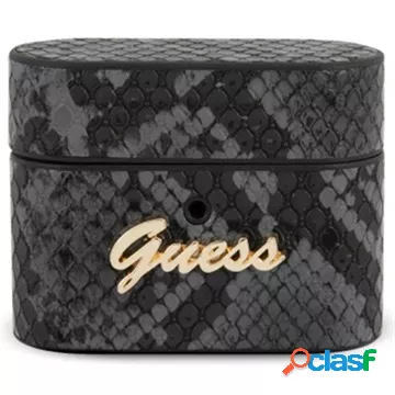 Guess Python Collection Custodia per AirPods Pro - Nera