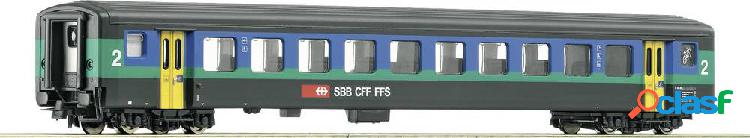 H0 Vagone treno veloce seconda classe della serie SBB Roco