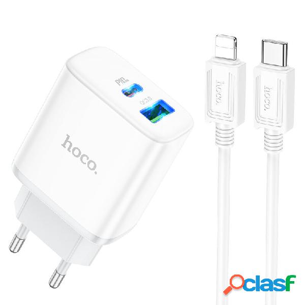 HOCO C105A Stage Dual Port USB-A Type-C PD 20W QC3.0 LED
