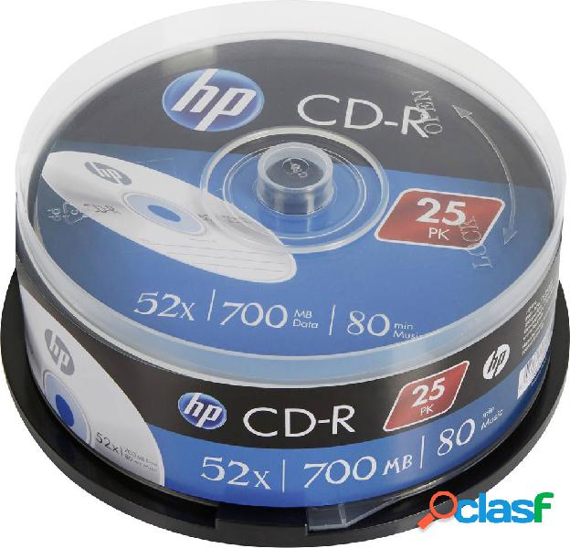 HP CRE00015 CD-R vergine 700 MB 25 pz. Torre