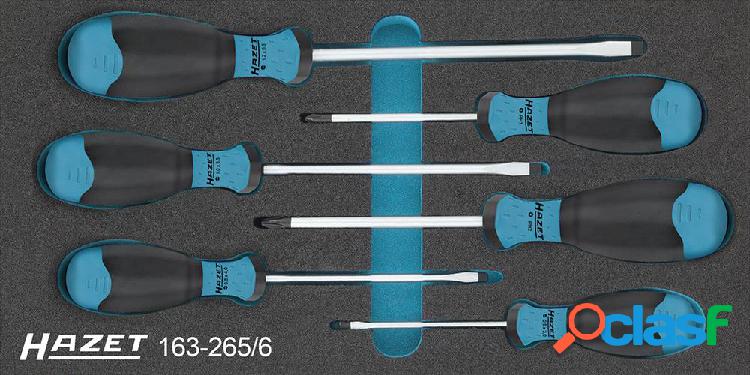 Hazet 163-265/6 Officina e meccanica Kit cacciaviti 6 parti