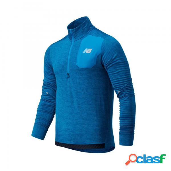 Heat Grid Half Zip New Balance - Magliette manica lunga -