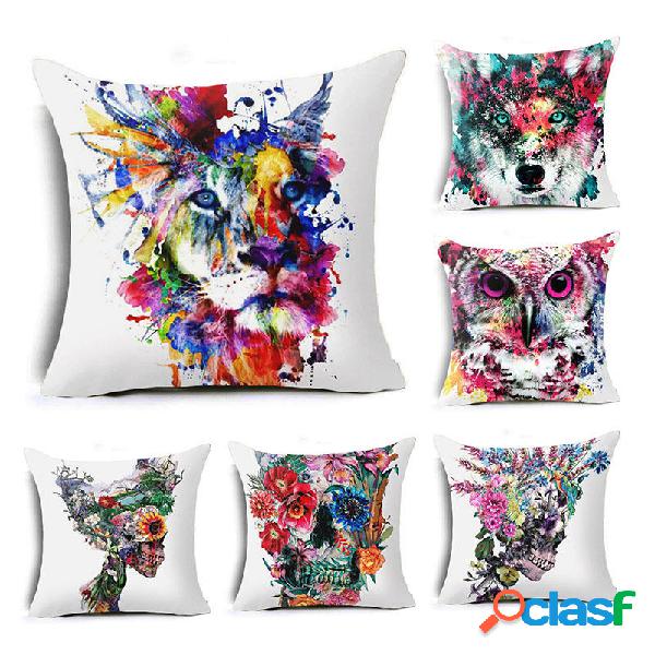 Honana45x45cmDecorazioneperlacasa Colorful Olio Pittura