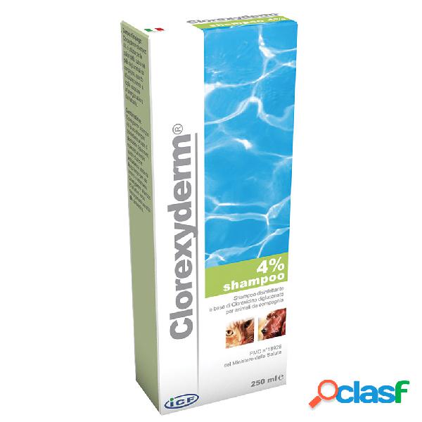 I.c.f Clorexyderm shampoo 4% 250 ml.