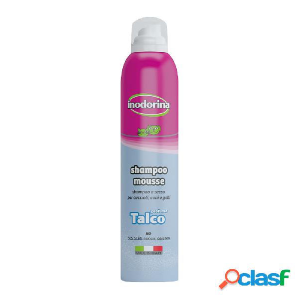 Inodorina Shampoo mousse talco 300 ml.