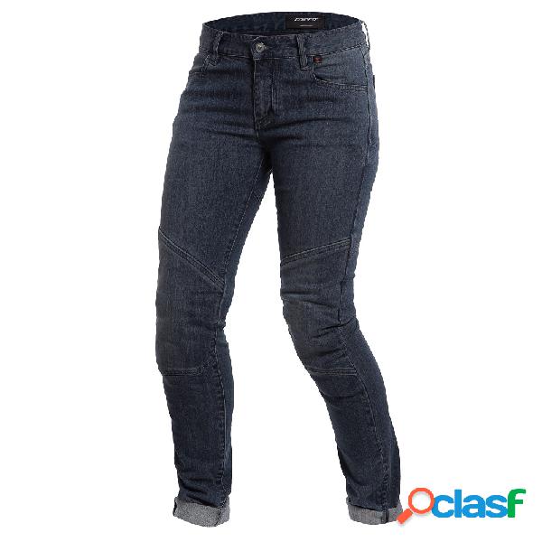 Jeans moto donna Dainese AMELIA SLIM Blu scuro