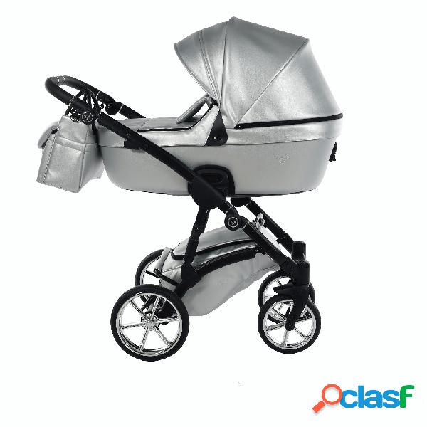 Junama Termo Eko V2 2 in 1 Ecopelle Silver Telaio Nero con