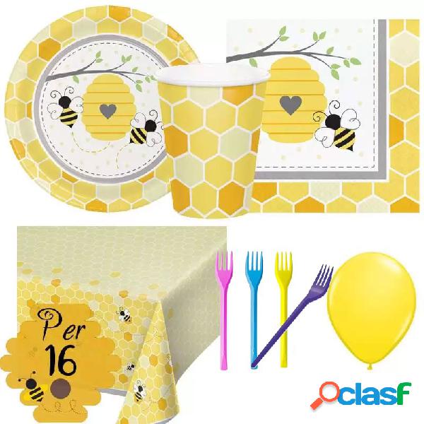 KIT COMPLEANNO BUSY BEES API N.6 KIT
