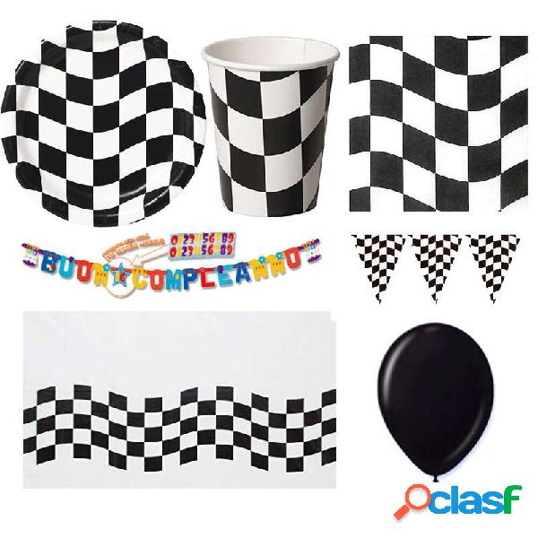 KIT N.27 SCACCHI FORMULA 1 - ACCESSORI PER FESTA