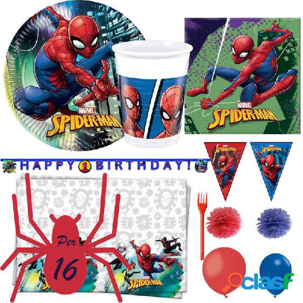 KIT N.54 SPIDERMAN - ACCESSORI TAVOLA