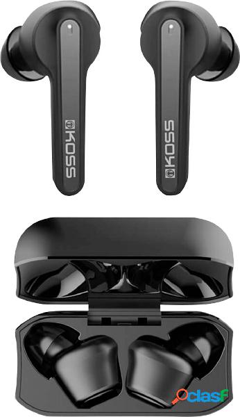 KOSS TWS150i Cuffie auricolari Bluetooth Nero resistente