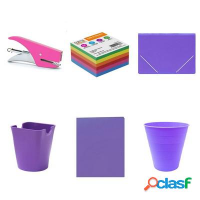 Kit Scrivania Scatto Small colore viola