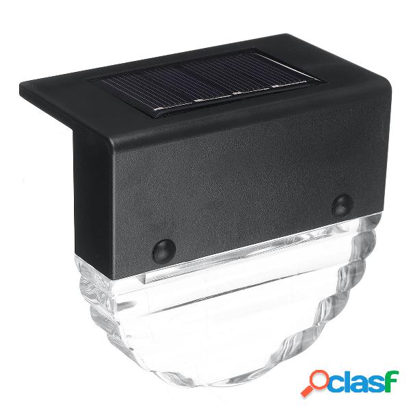 LED solare Deck Light Fence Light Luci da giardino per