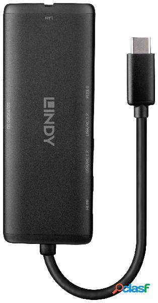 LINDY 43358 Mini Dockingstation USB-C® Adatto per marchio