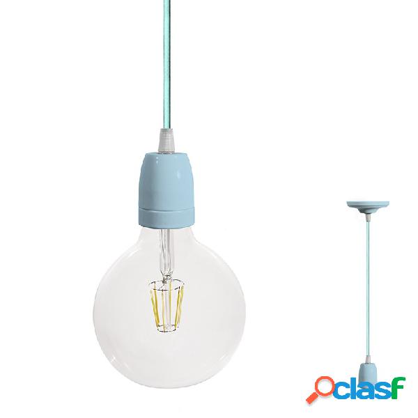 Lampada a Sospensione Filotto Ceramico Celeste - Lampade a